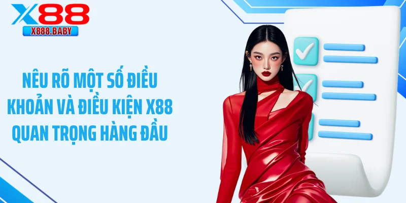 Nêu rõ một số điều khoản và điều kiện X88 quan trọng hàng đầu
